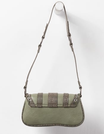 Laced Grommet Shoulder Bag Alternative Image