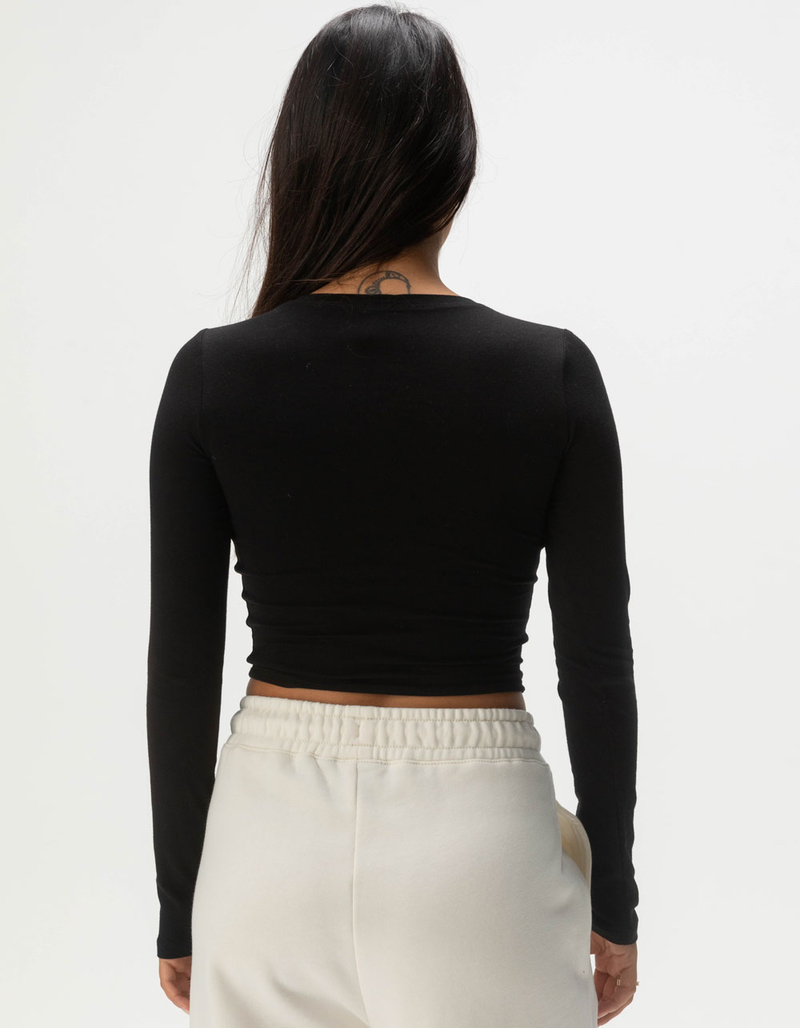BABIES LONG SLEEVE TEE WITH FRILL CUFF TILED IN TIME main image 1