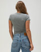 BOZZOLO Womens Long Baby Tee  image number 4