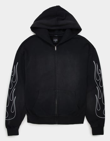 RSQ Mens Oversized Zip-Up Hoodie Alternative Image