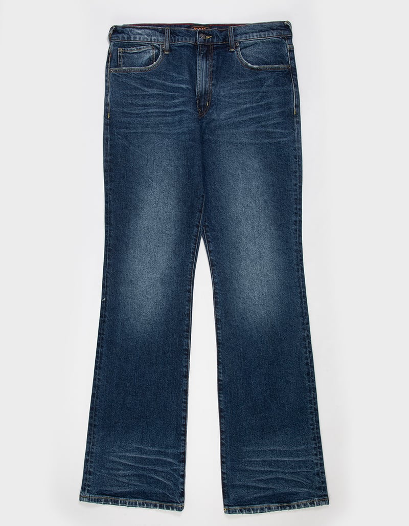 VON DUTCH Core Stacked Flare Mens Jeans image number 0
