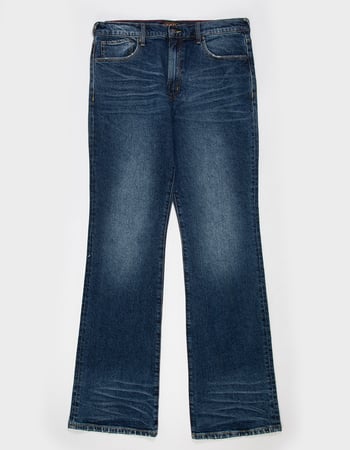VON DUTCH Core Stacked Flare Mens Jeans Primary Image