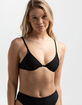 FULL TILT Ribbed Underwire Bralette Bikini Top image number 1