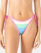 ROXY Surf City Colorblock Tie Side Cheeky Bikini Bottom image number 1