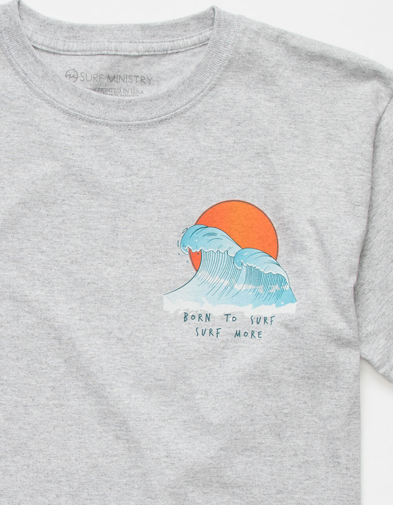 SURF MINISTRY Born To Surf Boys T-Shirt image number 2