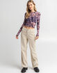 SKY AND SPARROW Corduroy Wide Leg Womens Pants image number 5