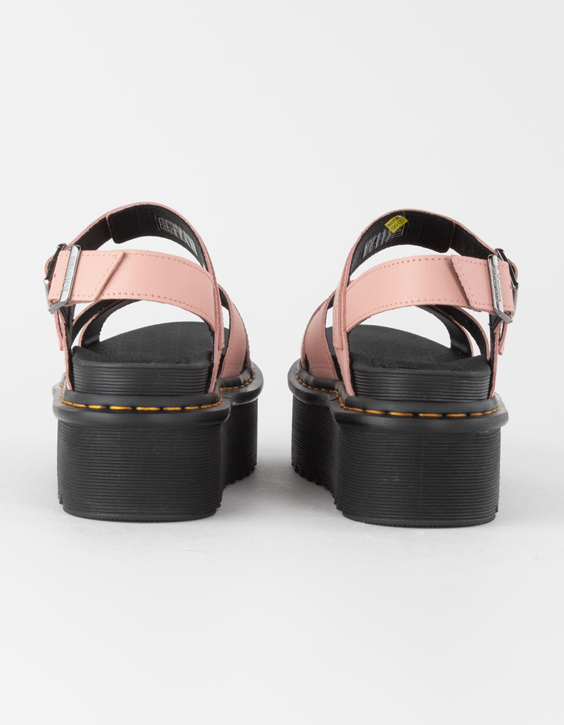 DR. MARTENS Voss II Athena Womens Leather Strap Platform Sandals image number 3