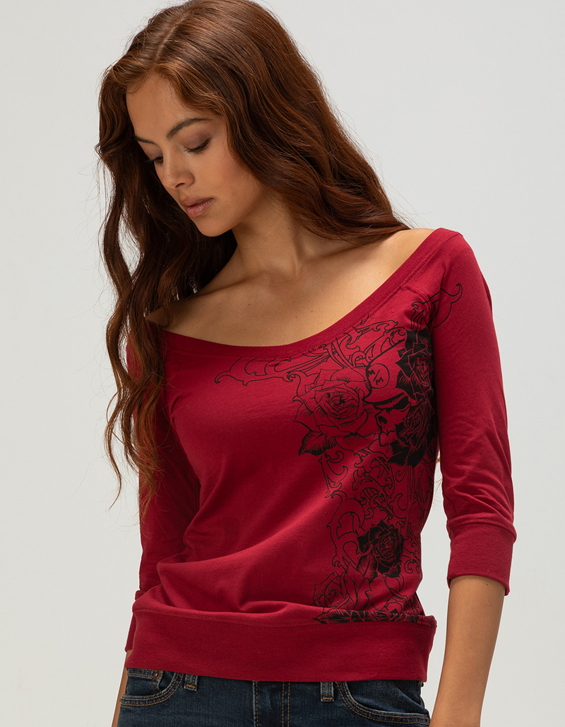 METAL MULISHA Jessi Womens Off The Shoulder Top image number 1