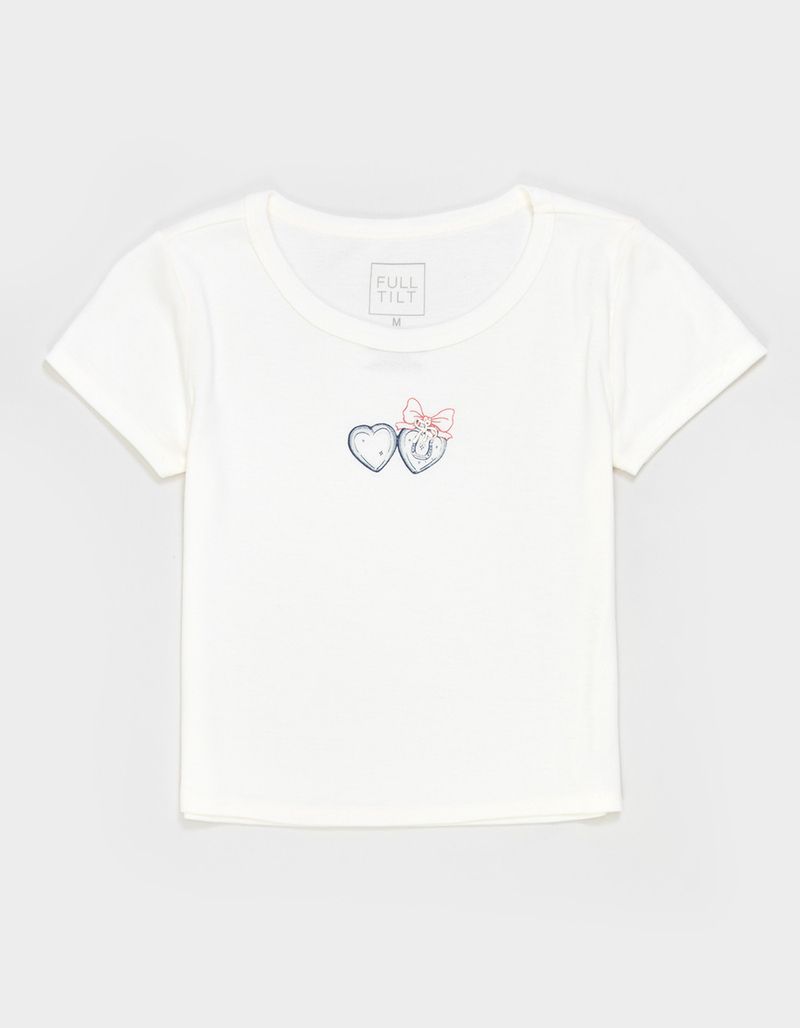 FULL TILT Charmed Hearts Girls Tee image number 0