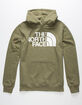THE NORTH FACE Half Dome Mens Olive Hoodie image number 2