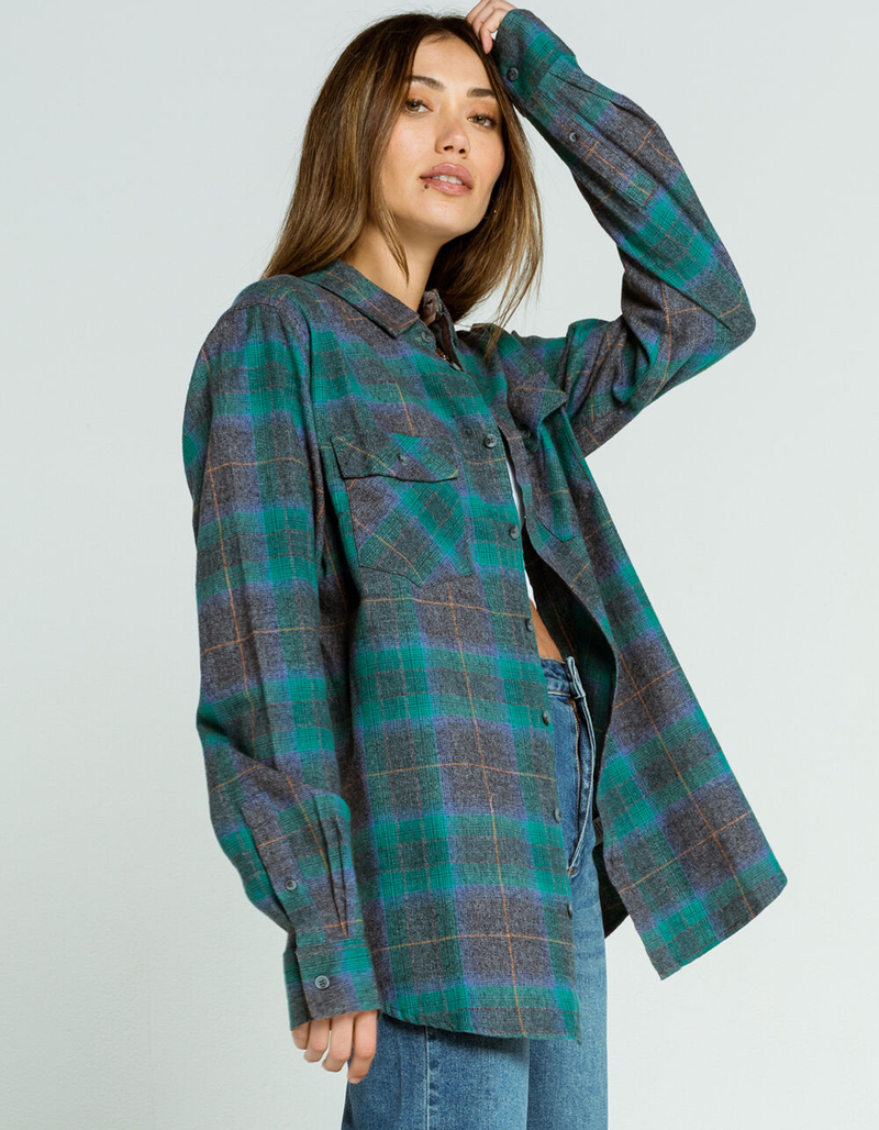 RSQ Collective Heather Womens Flannel Shirt image number 1