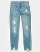 TRACTR Hi-Rise Destructed Weekender Girls Jeans image number 1