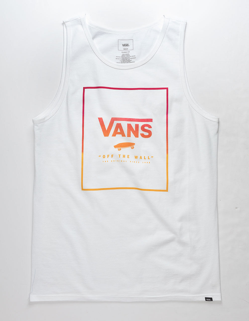 VANS Print Box Gradient Mens Tank Top image number 0