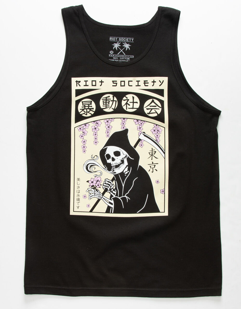 RIOT SOCIETY Reaper Garden Mens Tank Top image number 0