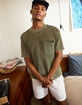 RSQ Mens Crochet Pocket Tee image number 1