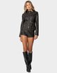 EDIKTED Roxie Faux Leather Jacket image number 5