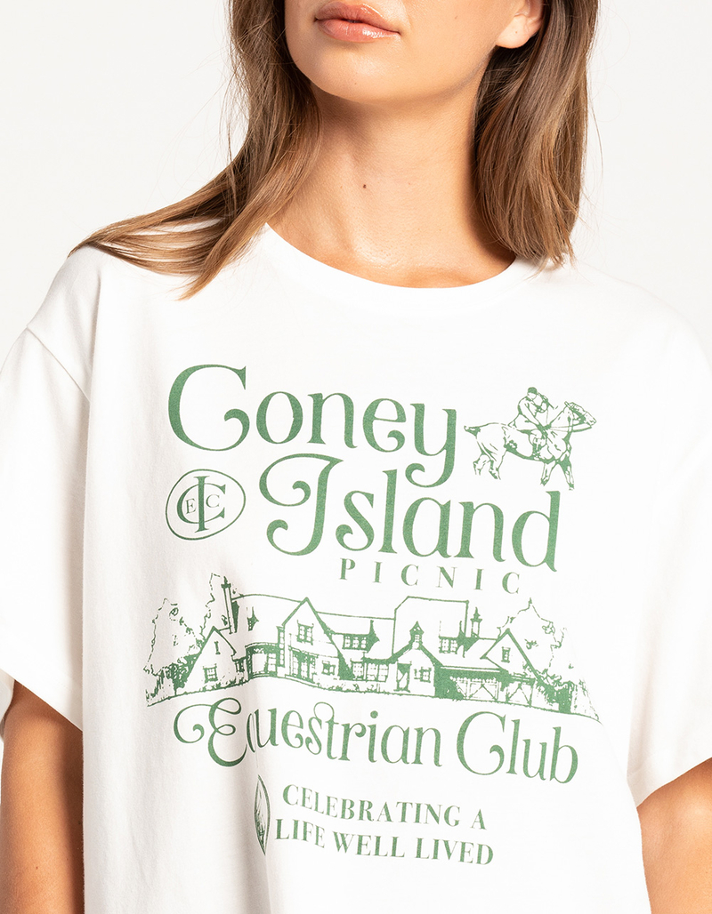 CONEY ISLAND PICNIC Equestrian Club Womens Boyfriend Tee image number 1