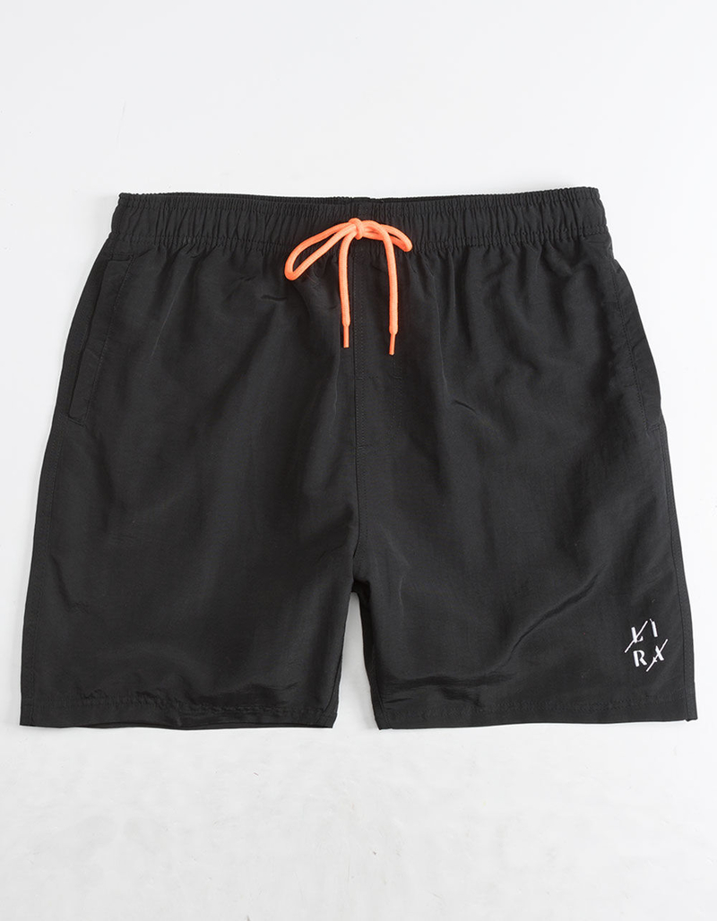 LIRA Court Black Mens Volley Shorts image number 0
