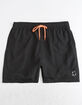 LIRA Court Black Mens Volley Shorts image number 1