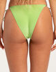 DAMSEL Shiny Tie Side Bikini Bottoms image number 4