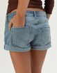 RSQ Womens Low Rise Cuffed Micro Shorts image number 2