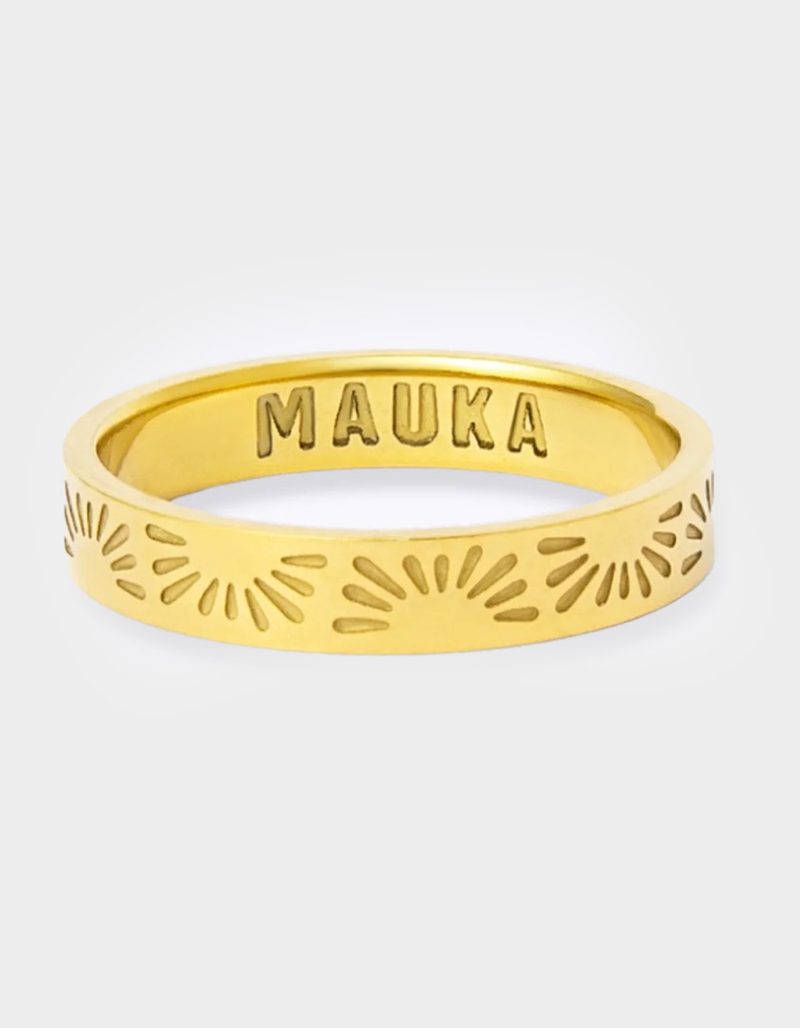 MAUKA Gold Sun Ring image number 0