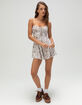 FULL TILT Texture Corset Womens Slip Dress image number 5