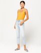 SKY AND SPARROW Henley Mustard Bodysuit image number 4
