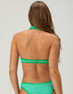 FULL TILT Textured Stripe Bralette Halter Bikini Top image number 5