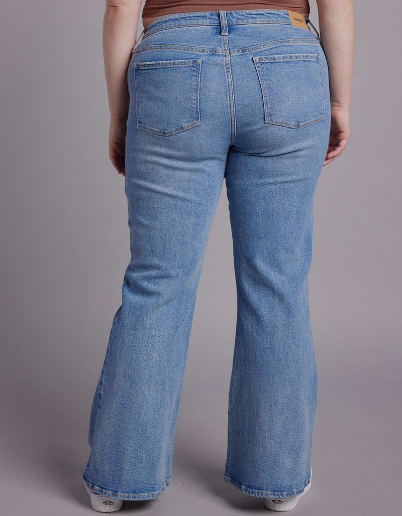 RSQ Womens Low Rise Flare Jeans image number 7