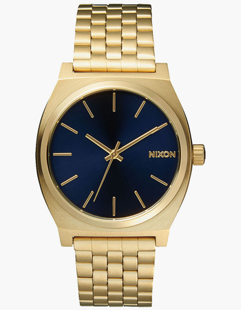 NIXON Time Teller Gold & Blue Watch Primary Image