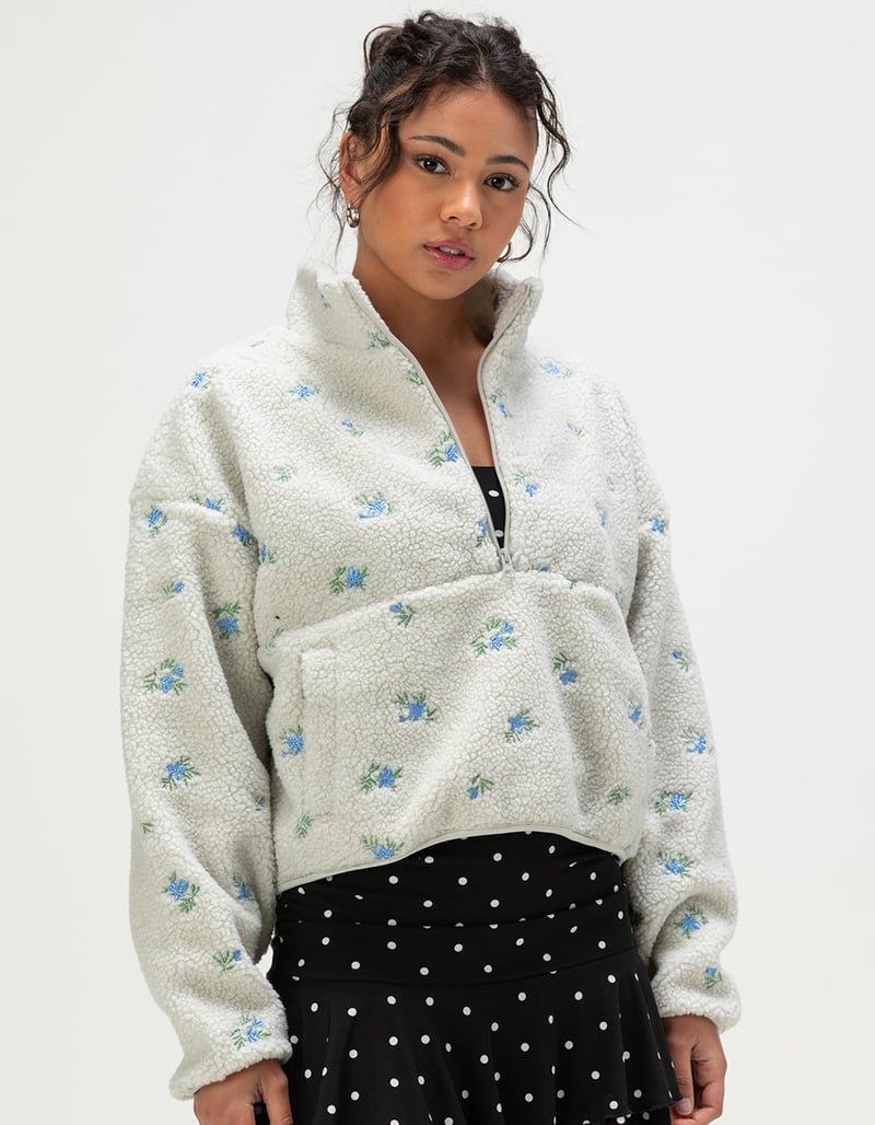 HAPPY CAMP3R Elle Womens Half Zip Pullover image number 0