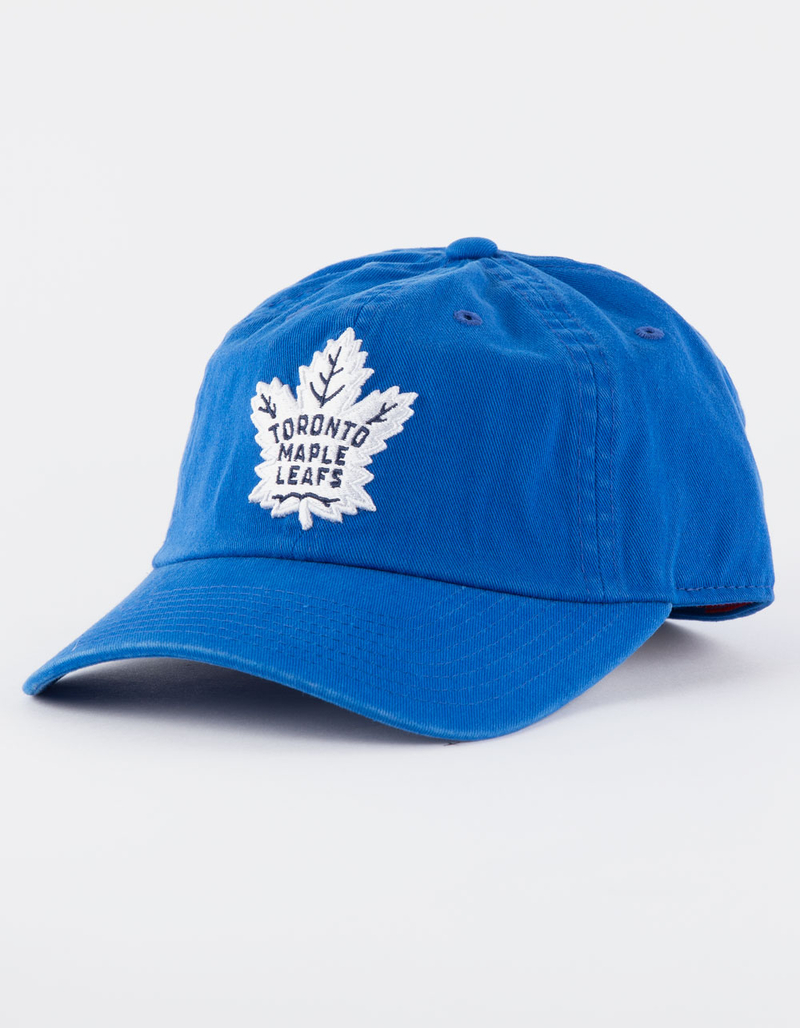AMERICAN NEEDLE Blue Line Toronto Maple Leafs Mens Strapback Hat image number 0
