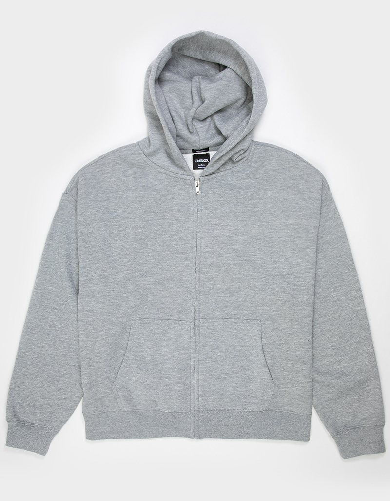 RSQ Mens Oversized Zip-Up Hoodie image number 1