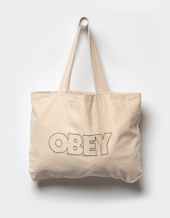 OBEY Outline Canvas Tote Bag Primary Image