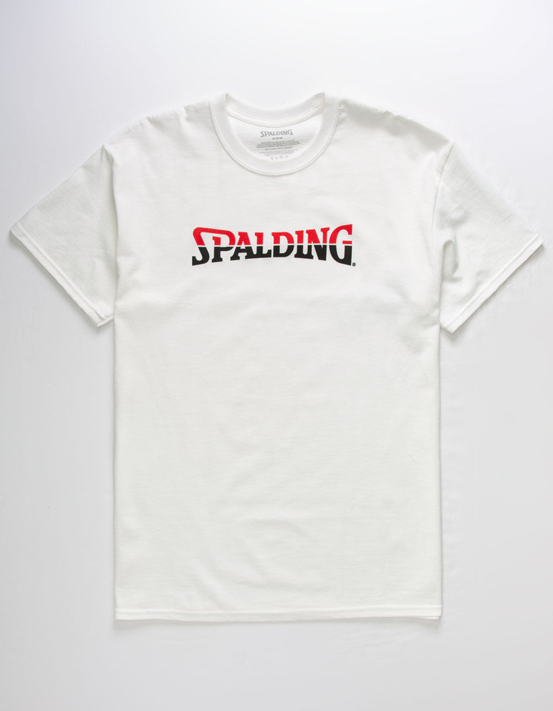 SPALDING Repeat Wordmark Mens T-Shirt image number 0