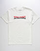 SPALDING Repeat Wordmark Mens T-Shirt image number 1