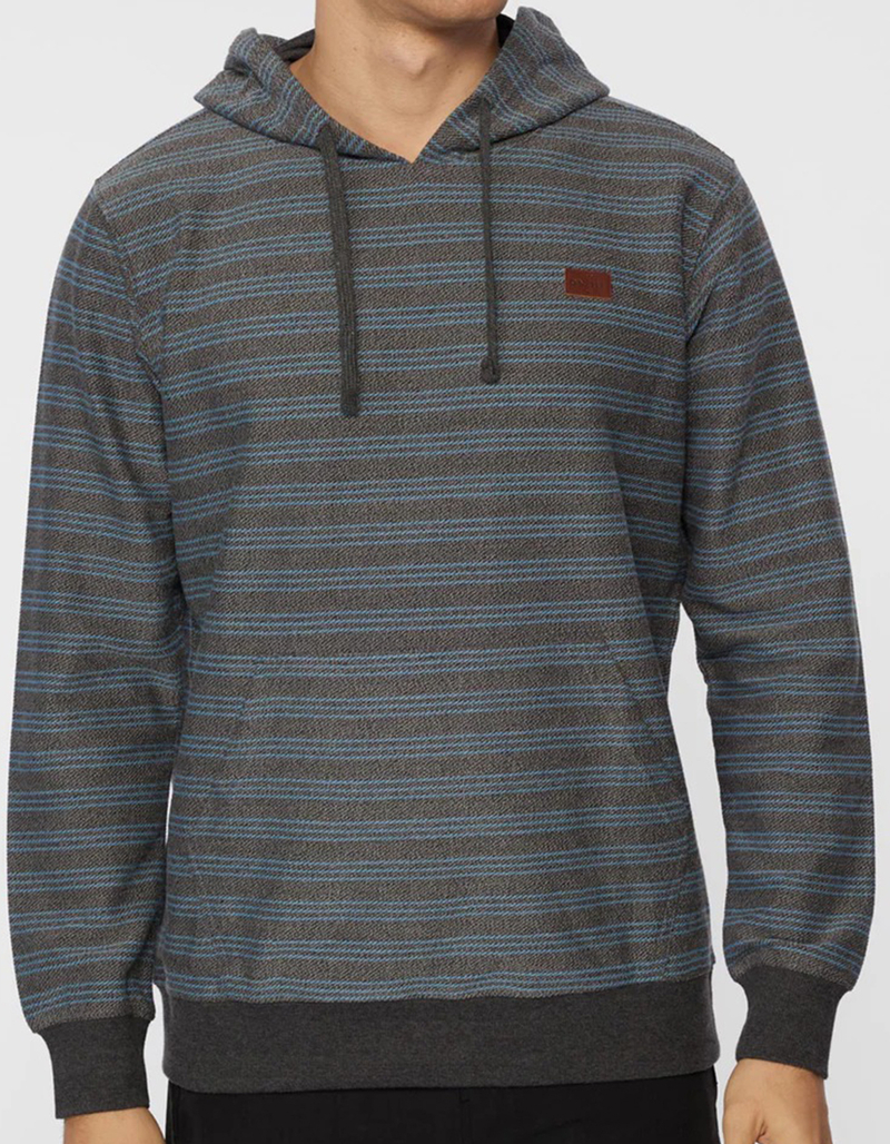 O'NEILL Bavarro Mens Striped Pullover Fleece Hoodie image number 2