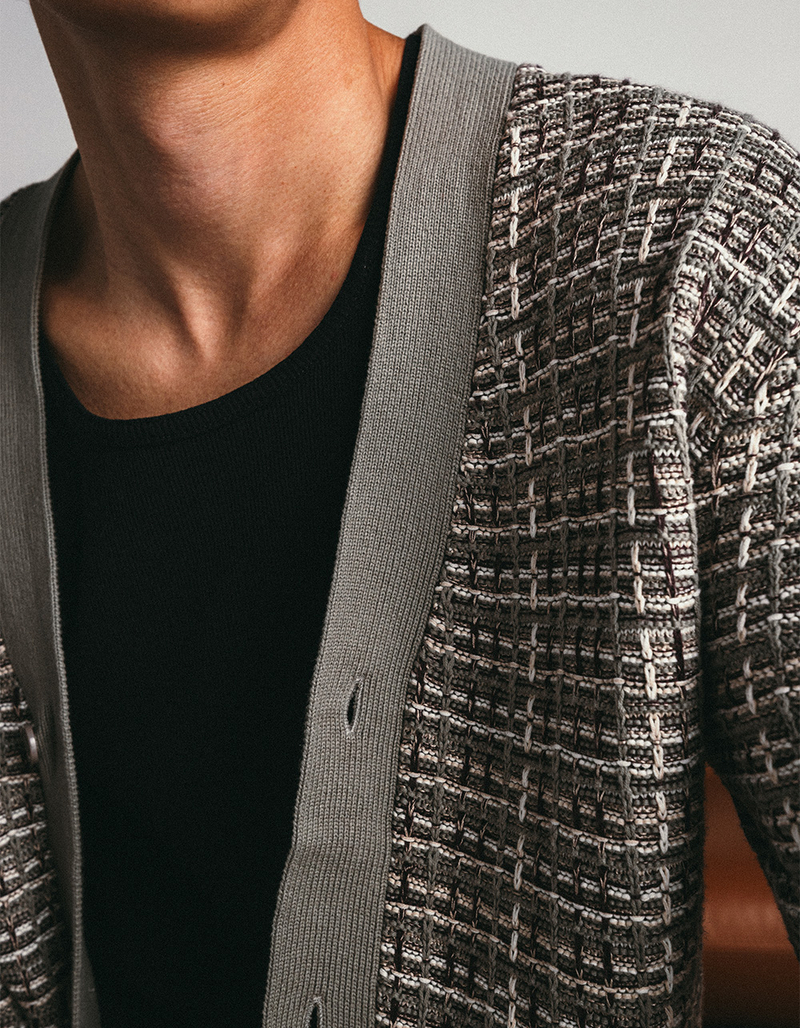 ONLY & SONS Reg Check Mens Cardigan image number 2