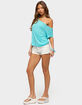EDIKTED Amora Off Shoulder Sheer Top image number 4
