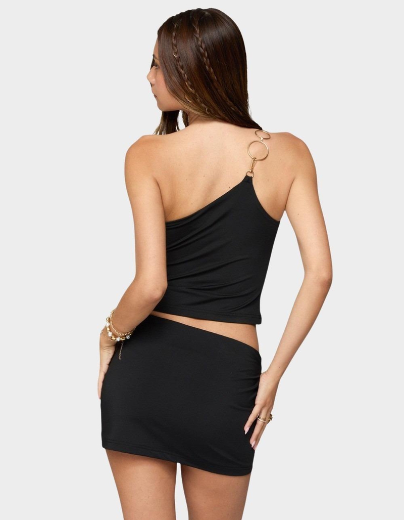EDIKTED Ashlyn Ring Chain One Shoulder Top image number 2