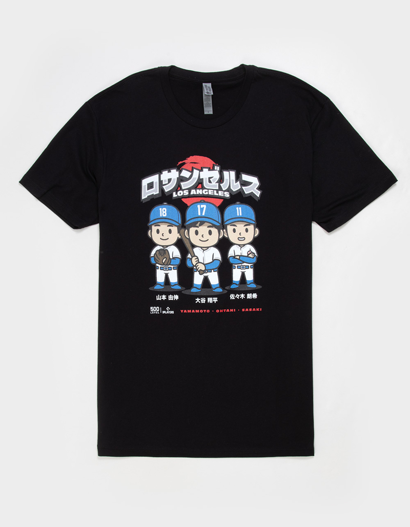 500 LEVEL Anime Trio Mens Tee image number 0