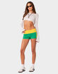 EDIKTED Brasil Foldover Womens Shorts image number 2