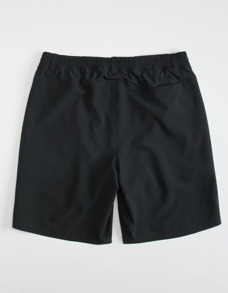 HOLLYWOOD Ultimate Mens Black Compression Lined Hybrid Shorts image number 1