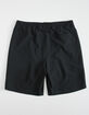 HOLLYWOOD Ultimate Mens Black Compression Lined Hybrid Shorts image number 2