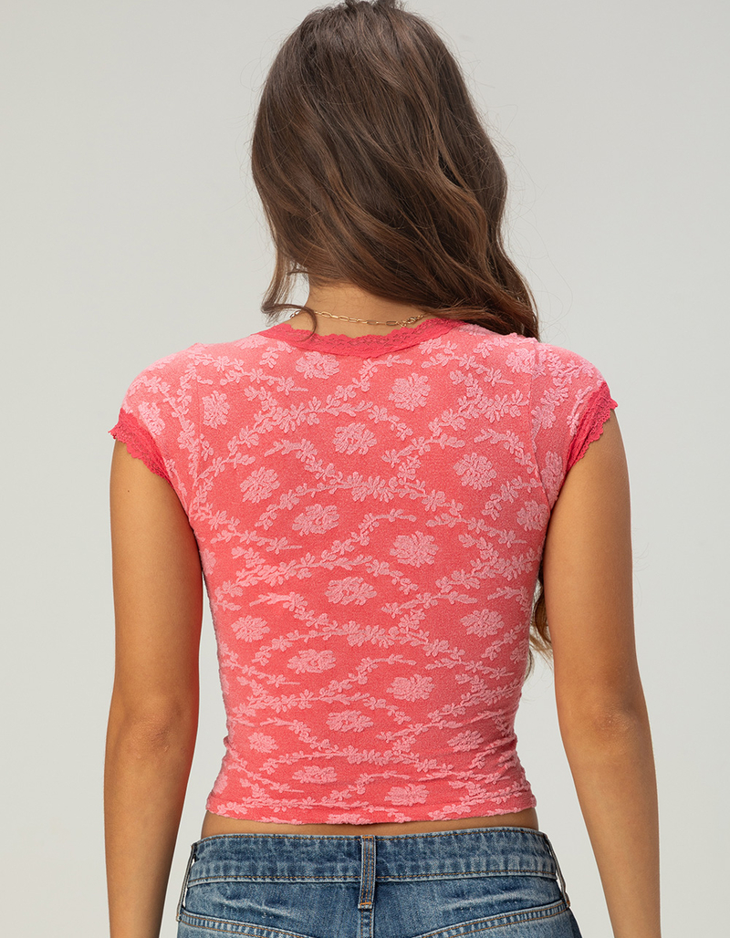 BDG Urban Outfitters Bella Womens Seamless Lace Top image number 3