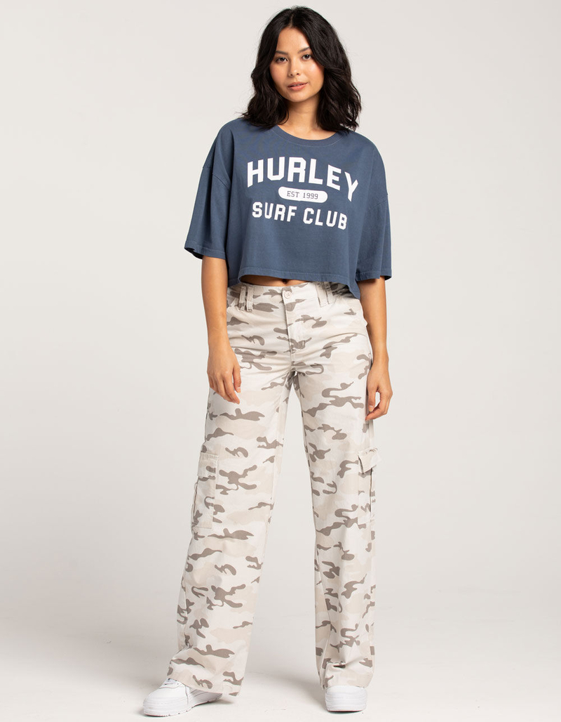 HURLEY Surf Club Womens Boyfriend Crop Tee image number 5