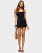 EDIKTED Milta Button Flower Knit Mini Dress image number 5