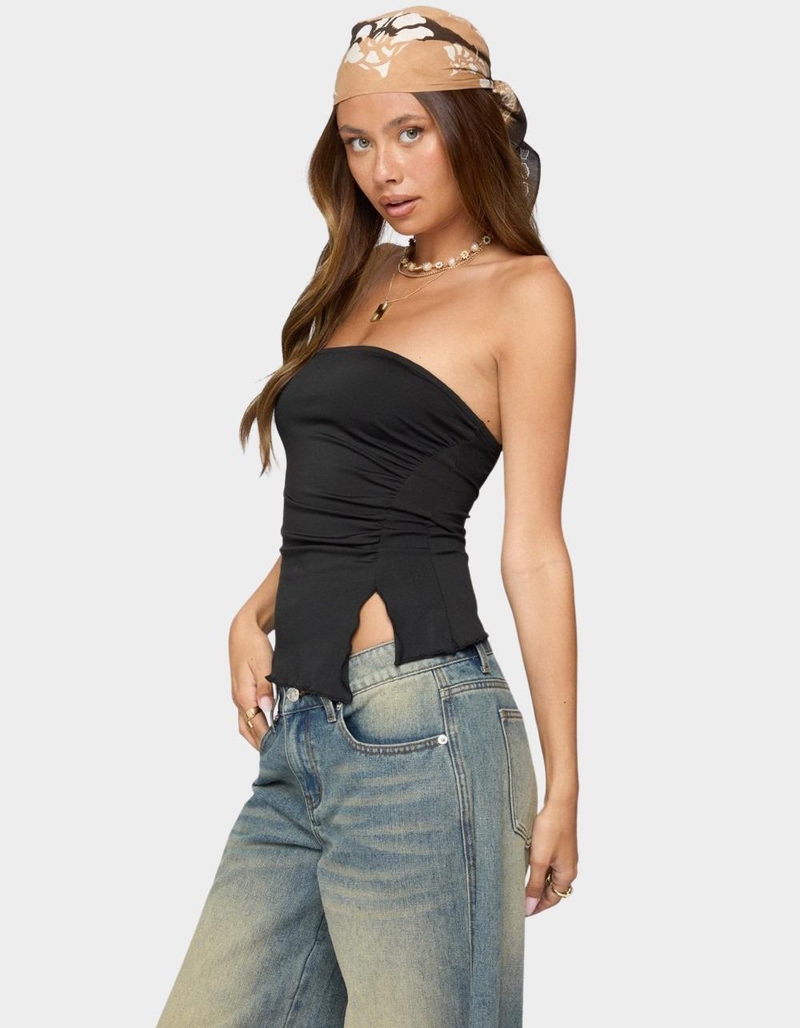 EDIKTED Belinda Asymmetric Tube Top image number 4