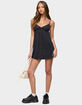 EDIKTED Reigna Lacey Polka Dot Mini Dress image number 4